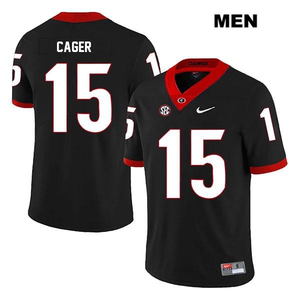 Georgia Bulldogs Men's Lawrence Cager #15 NCAA Legend Authentic Black Nike Stitched College Football Jersey QNI6556DE